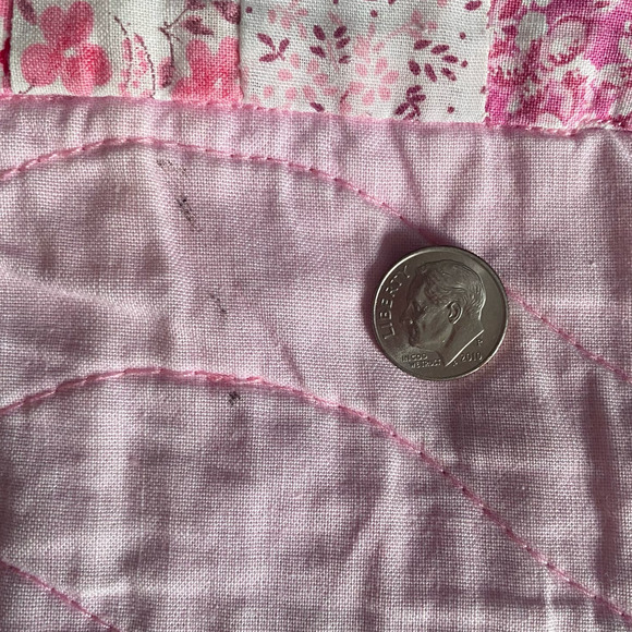 OOAK Hand Made Toddler Size Quilt Strawberry Shortcake Florals Hello Kitty Elsa - Picture 5 of 12